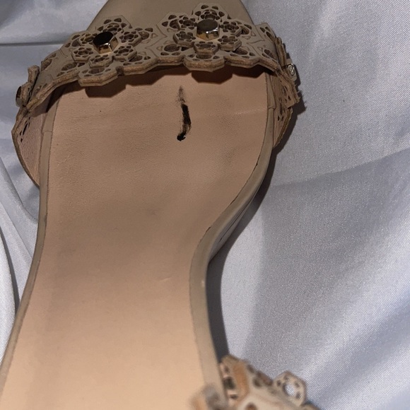 Zac Zac Posen Brooke Leather Wedge Sandal size 8 - Picture 8 of 10